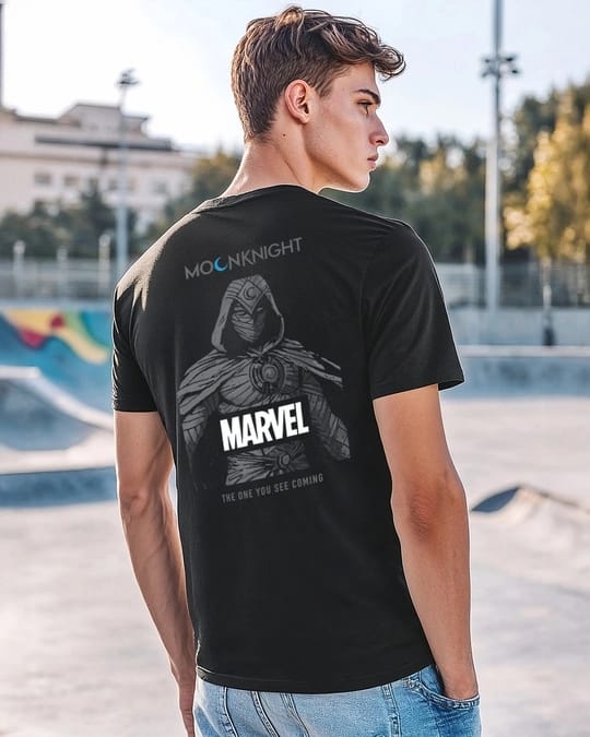 100% Cotton Marvel Moon Knight Shadow T-shirt